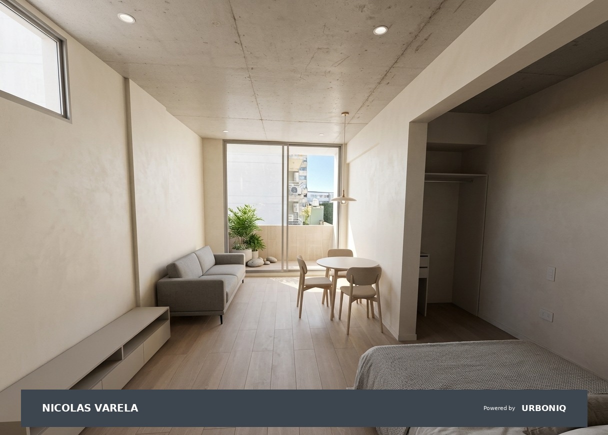Monoambiente en construcción | Villa Ortúzar | Entrega Dic 2026