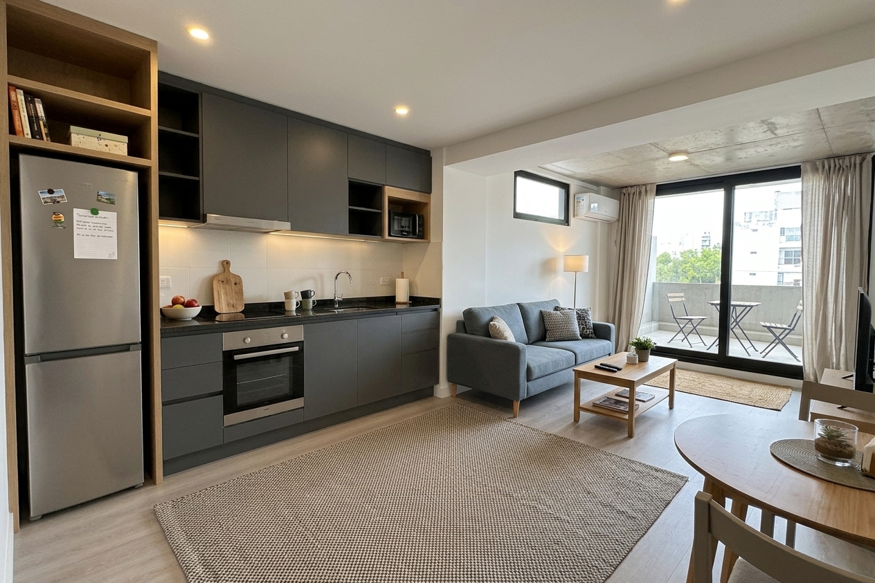 Monoambiente con balcón terraza de 9,5 m² en Villa Ortúzar, foto 1