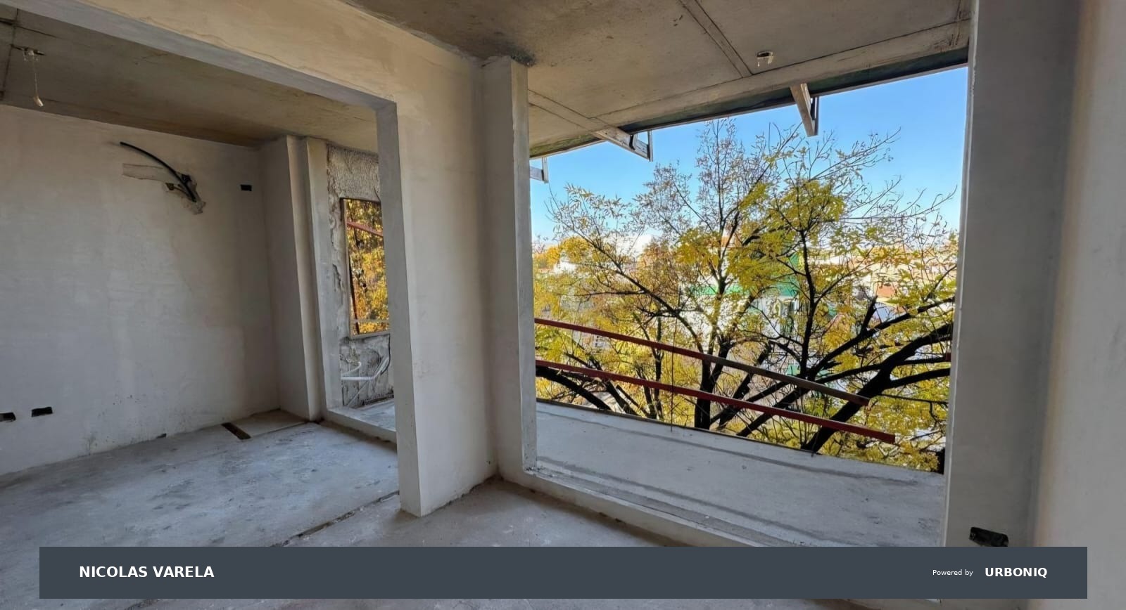 Monoambiente con terraza en construcción | Villa Ortúzar | Entrega Dic 2026