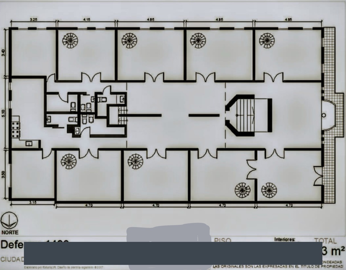 Plano principal de VENTA 2 PH EN BLOCK EN SAN TELMO | 32 HABITACIONES