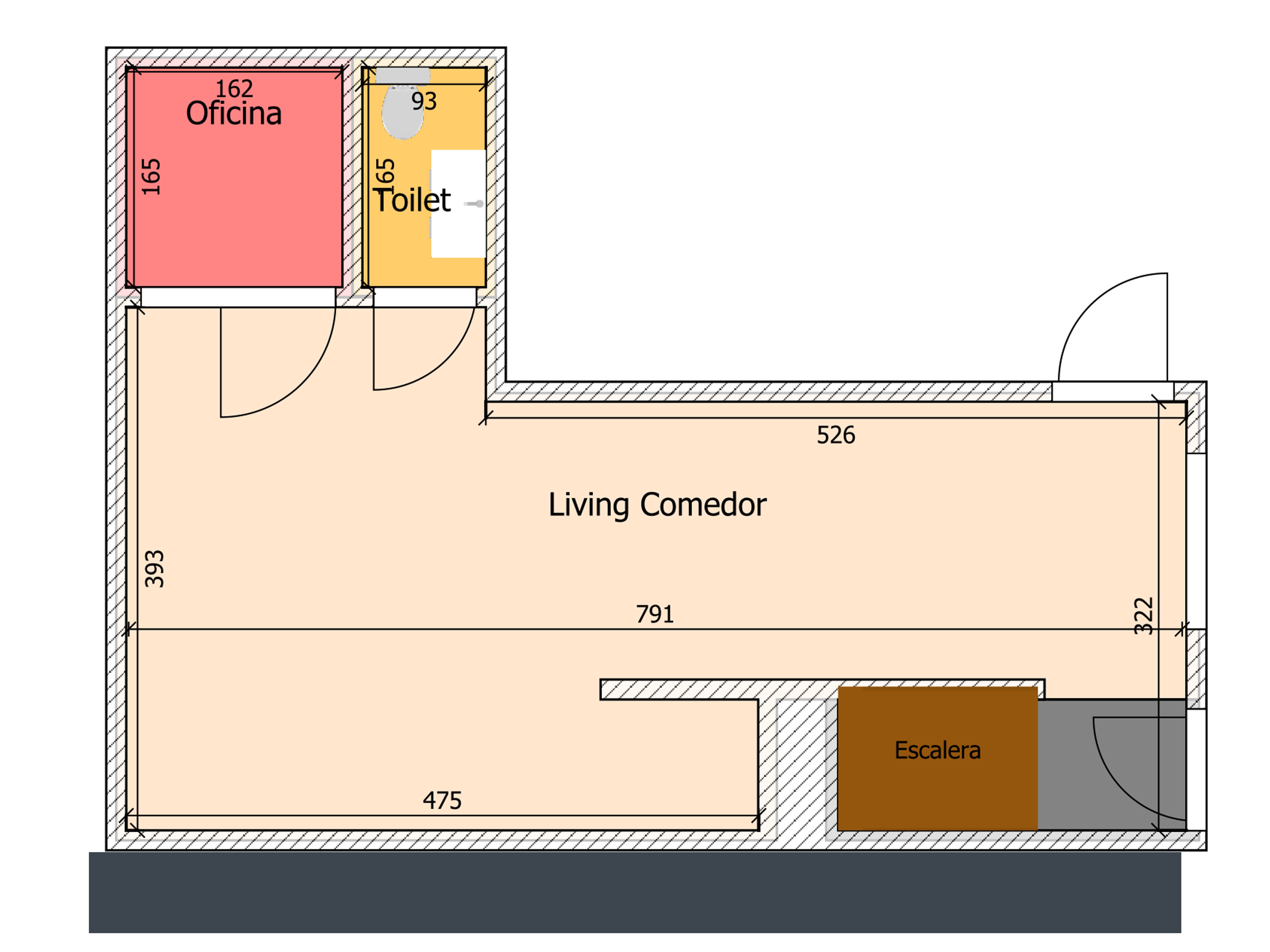 Plano principal de VENTA PH 5 AMBIENTES CON TERRAZA PROPIA Y GARAGE- APTO CREDITO.