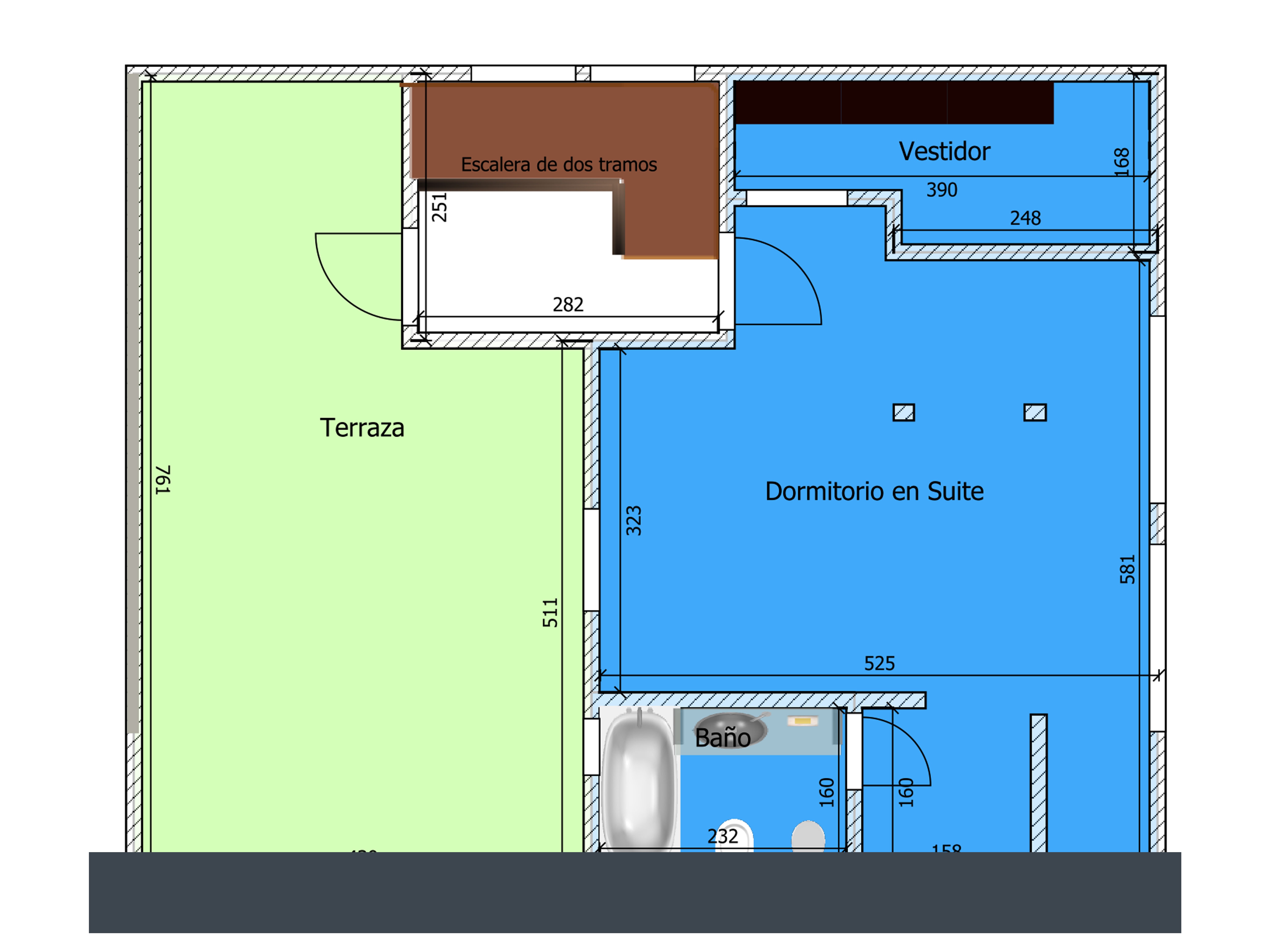Plano 4 de VENTA PH 5 AMBIENTES CON TERRAZA PROPIA Y GARAGE- APTO CREDITO.