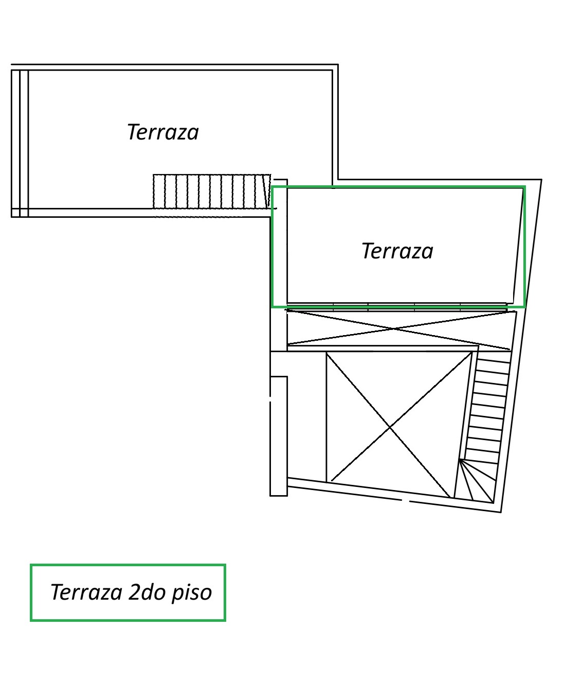 Plano 3 de Venta PH 4 Ambientes reciclado a nuevo sin Expensas Caballito